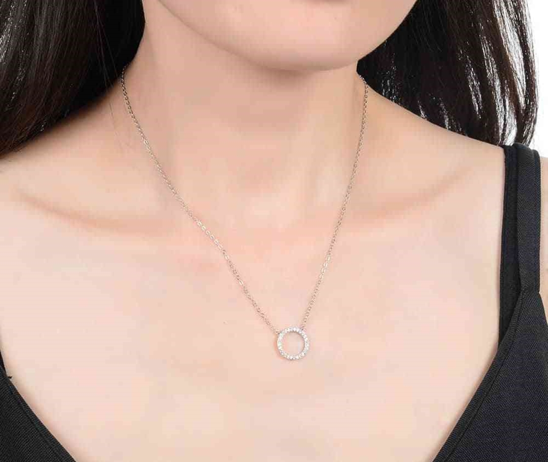 שרשרת כסף 925 לאישה – מעגל החיים קטן