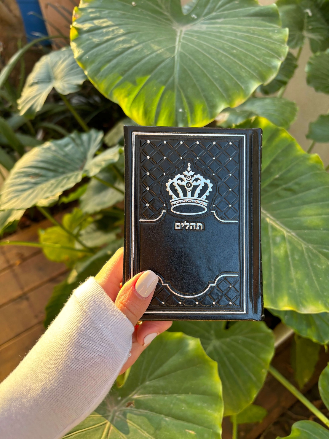 ספר תהילים מהודר שחור 8*12