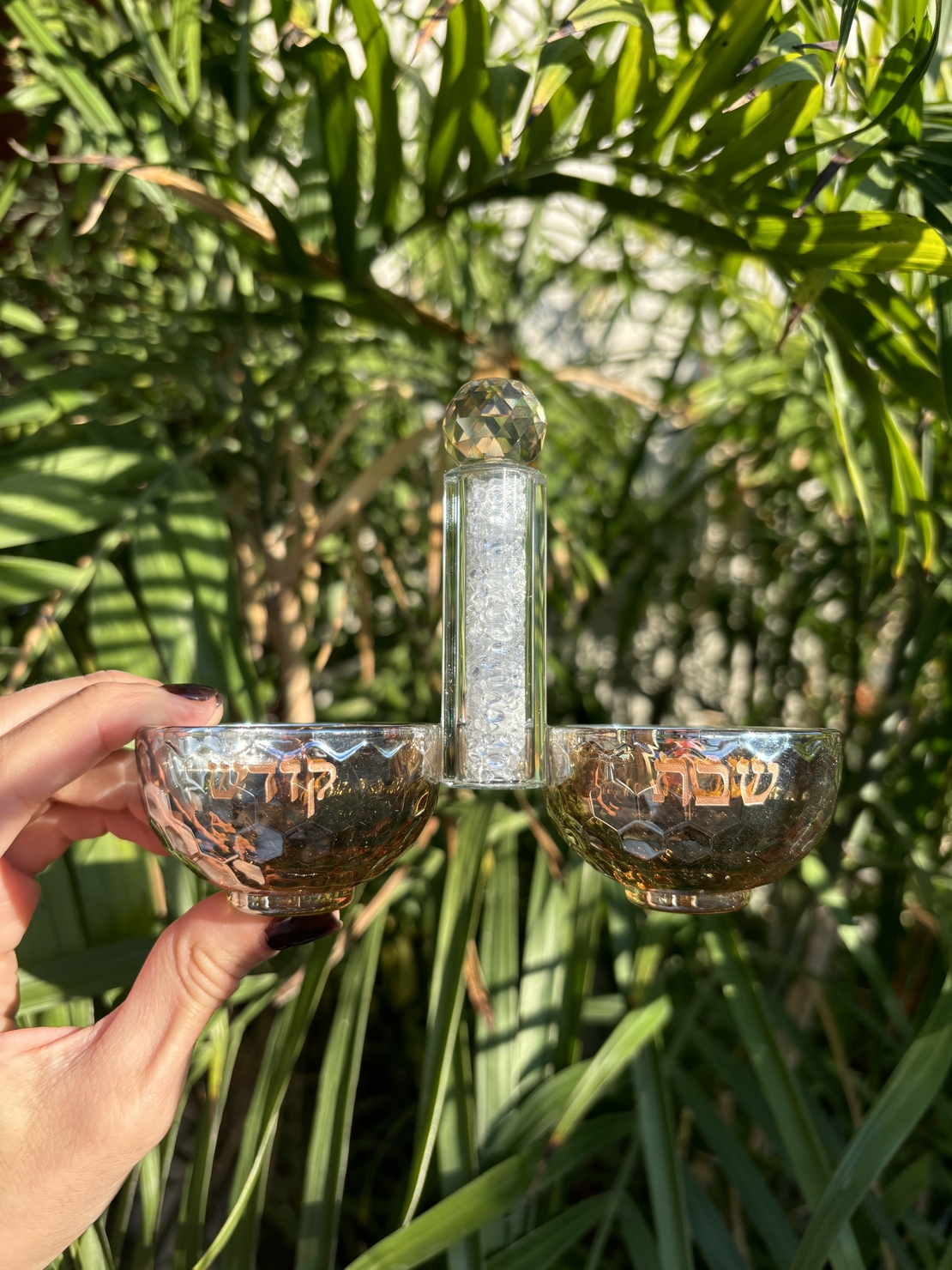 מלחית קריסטל מהודרת אבנים לבנות 10*14