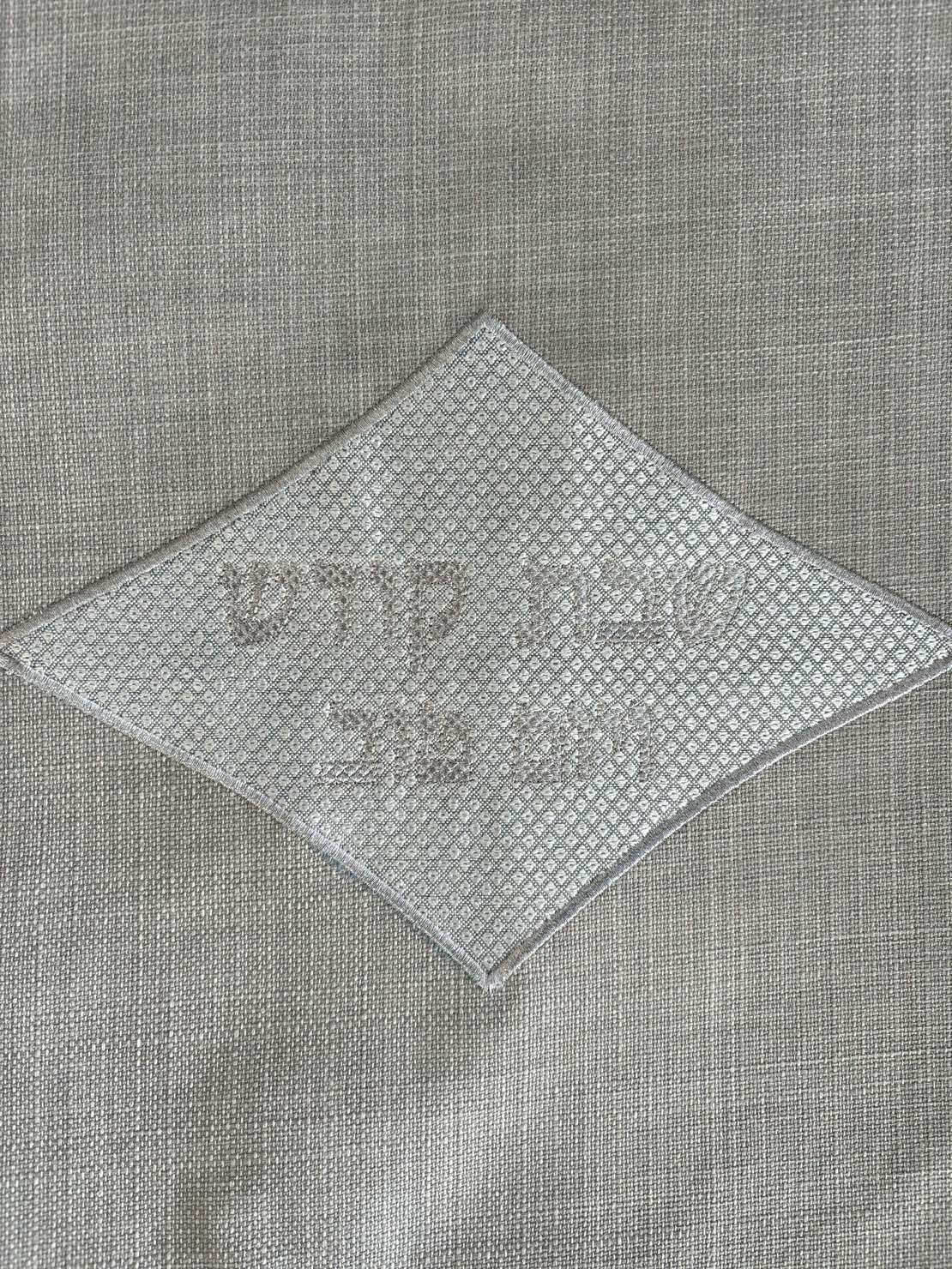 כיסוי חלה מפשתן עם רקמה 