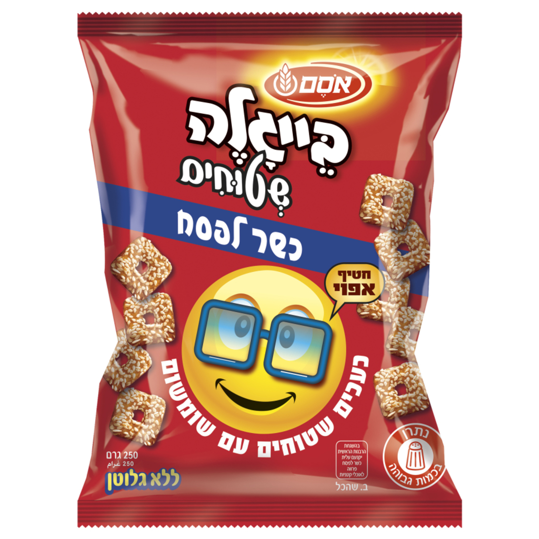 בייגלה שטוחים עם שומשום - אסם