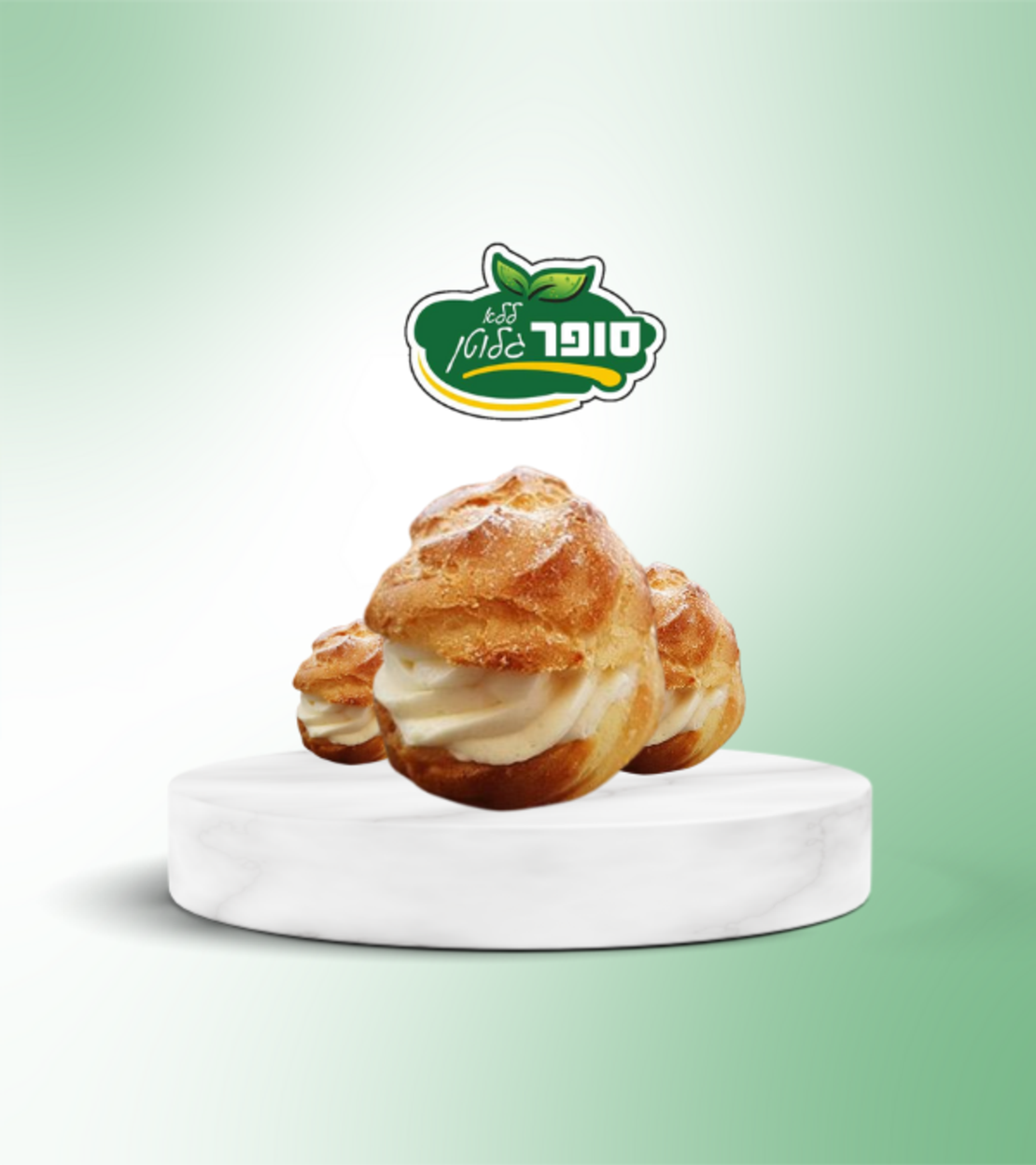 فطائر خالية من الغلوتين بحشوة الكريمة المخفوقة - مخبز أمل