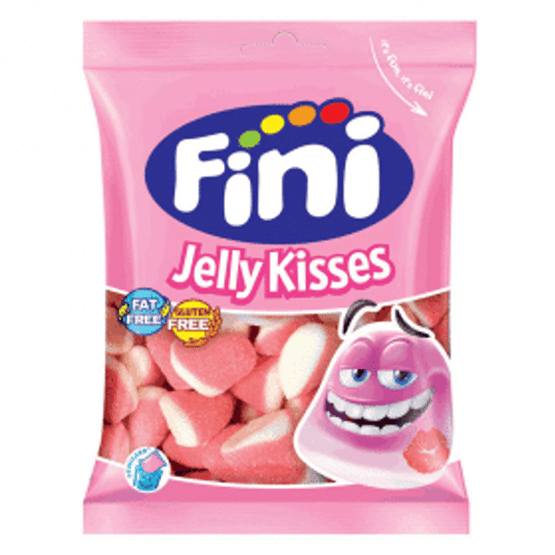 סוכריות גומי מסוכרות בטעם תות שדה (fini)