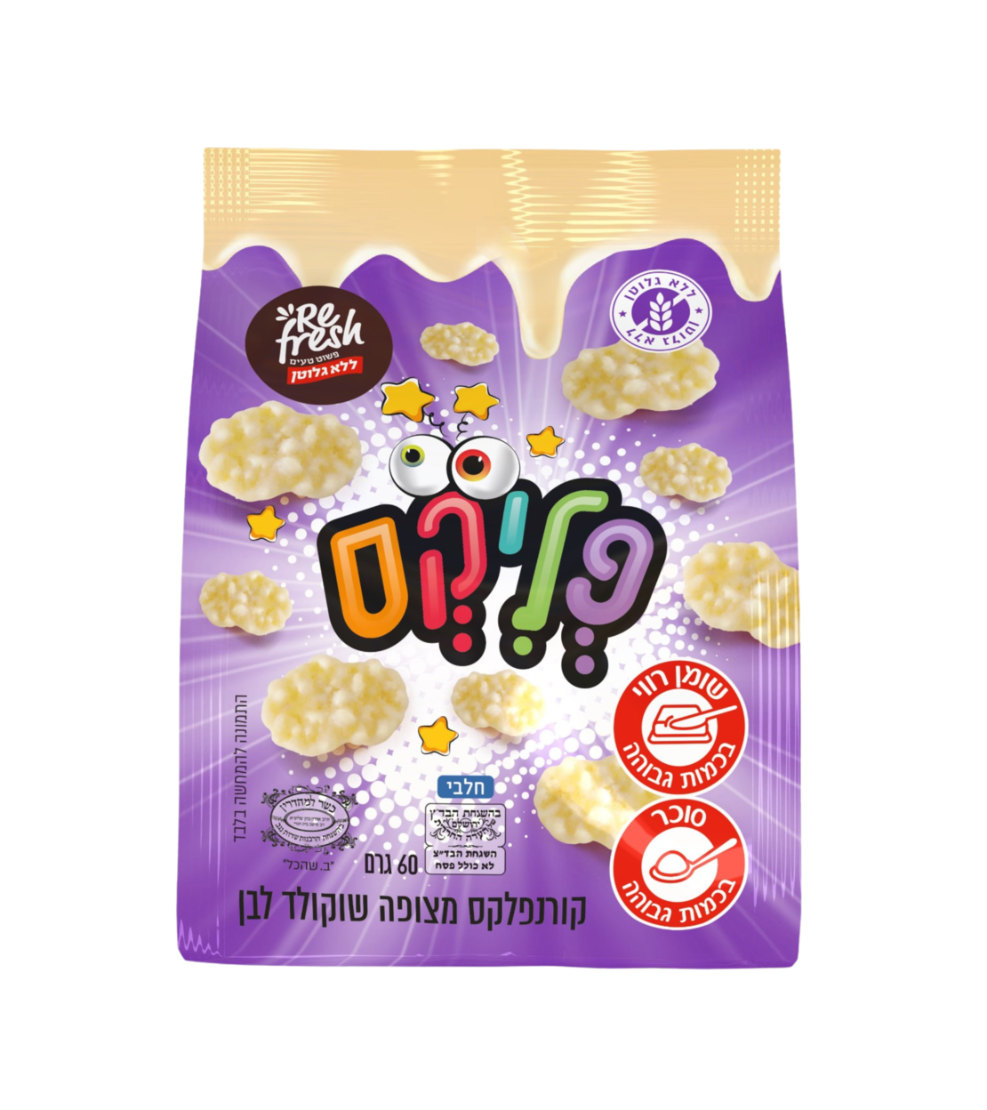פליקס קורנפלקס מצופה שוקולד לבן
