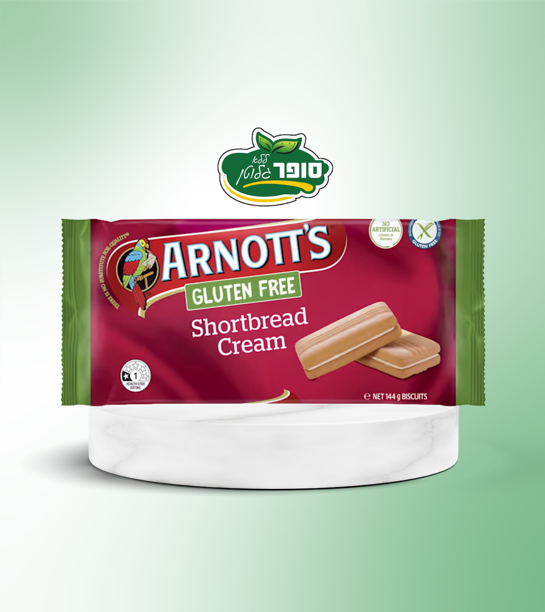 עוגיות סנדוויץ' פריכות במילוי קרם ללא גלוטן - ARNOTT'S