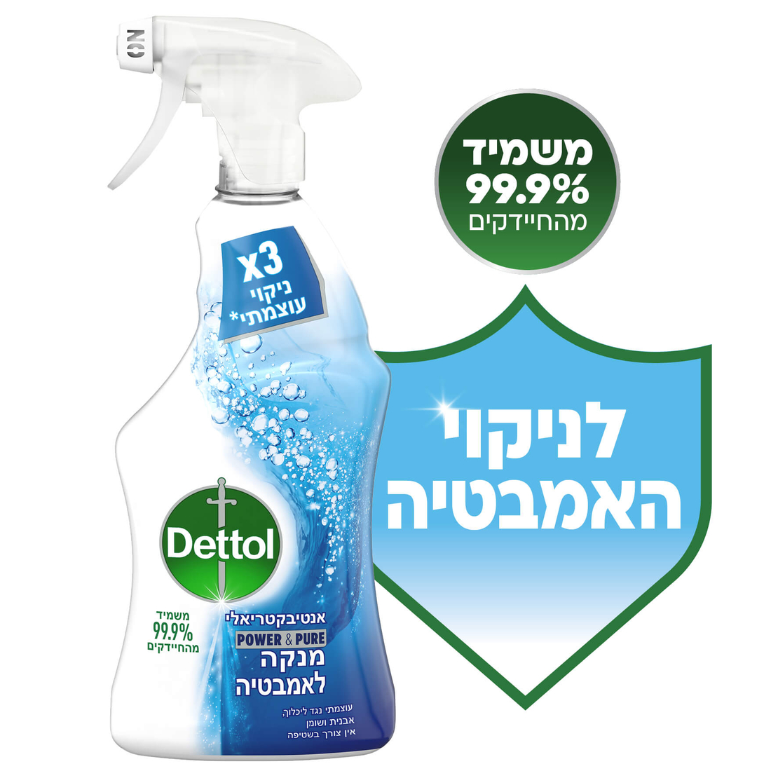 דטול תרסיס לניקיון האמבטיה 750 מ