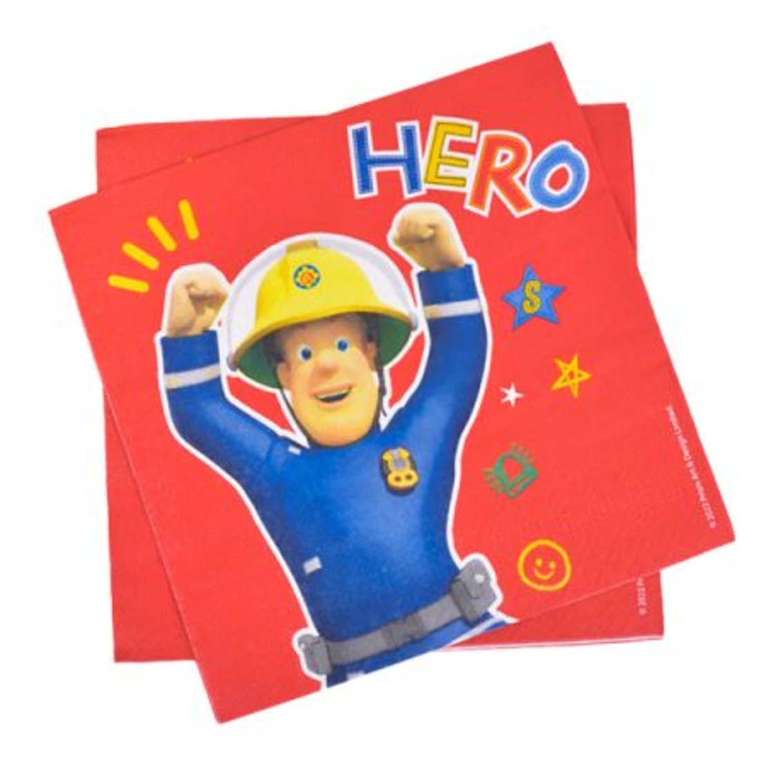 מפיות נייר מרובעות 2 שכ 20 יח - סמי הכבאי HERO