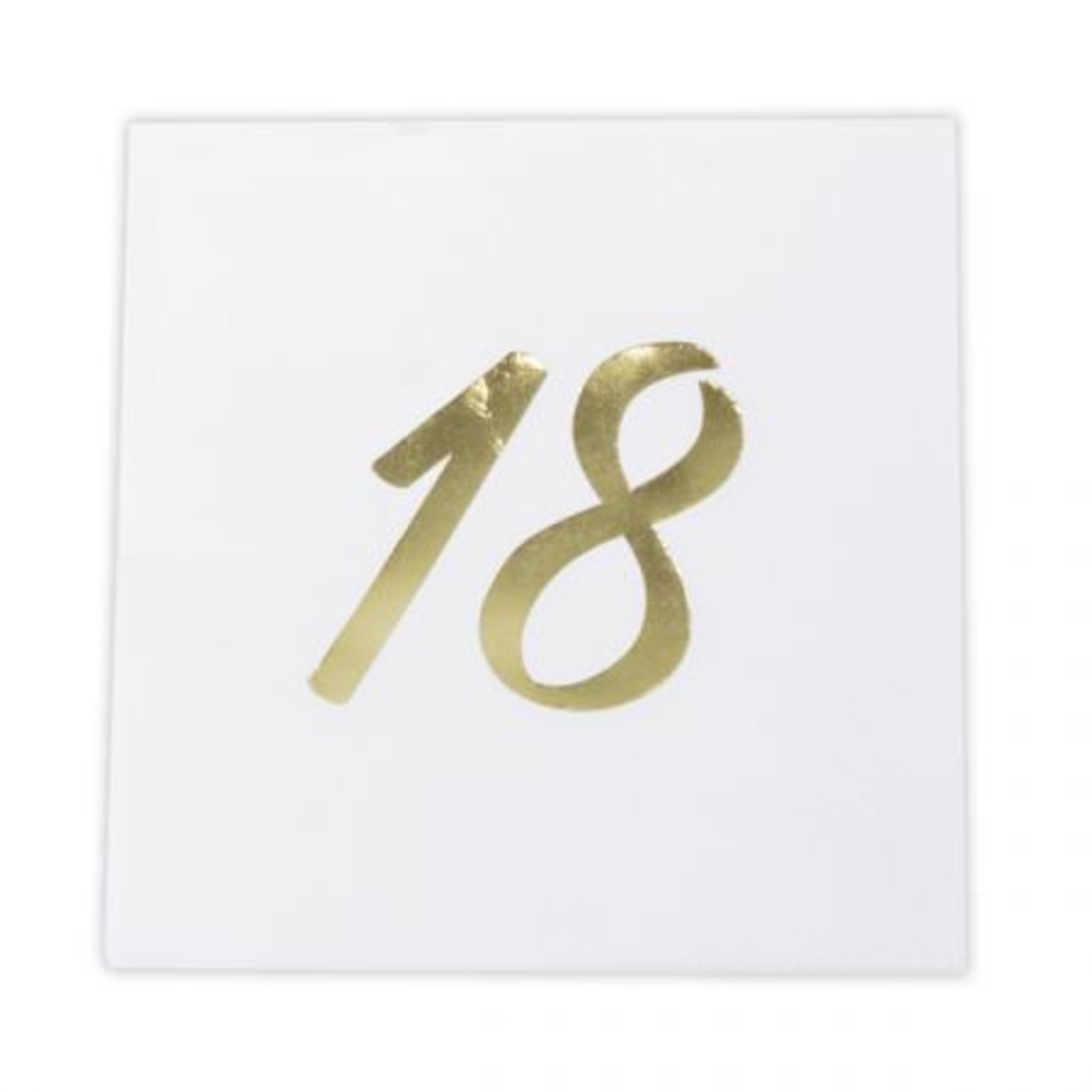 מפיות נייר קוקטייל 16 יח- יום הולדת 18