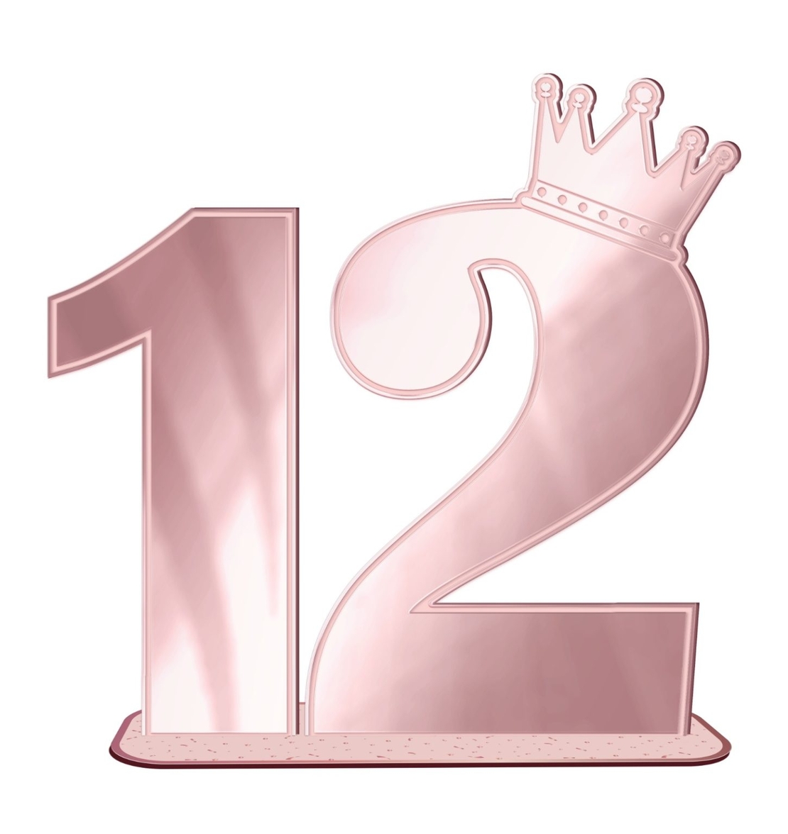 מרכז שולחן 12 לבת מצווה - 30 ס