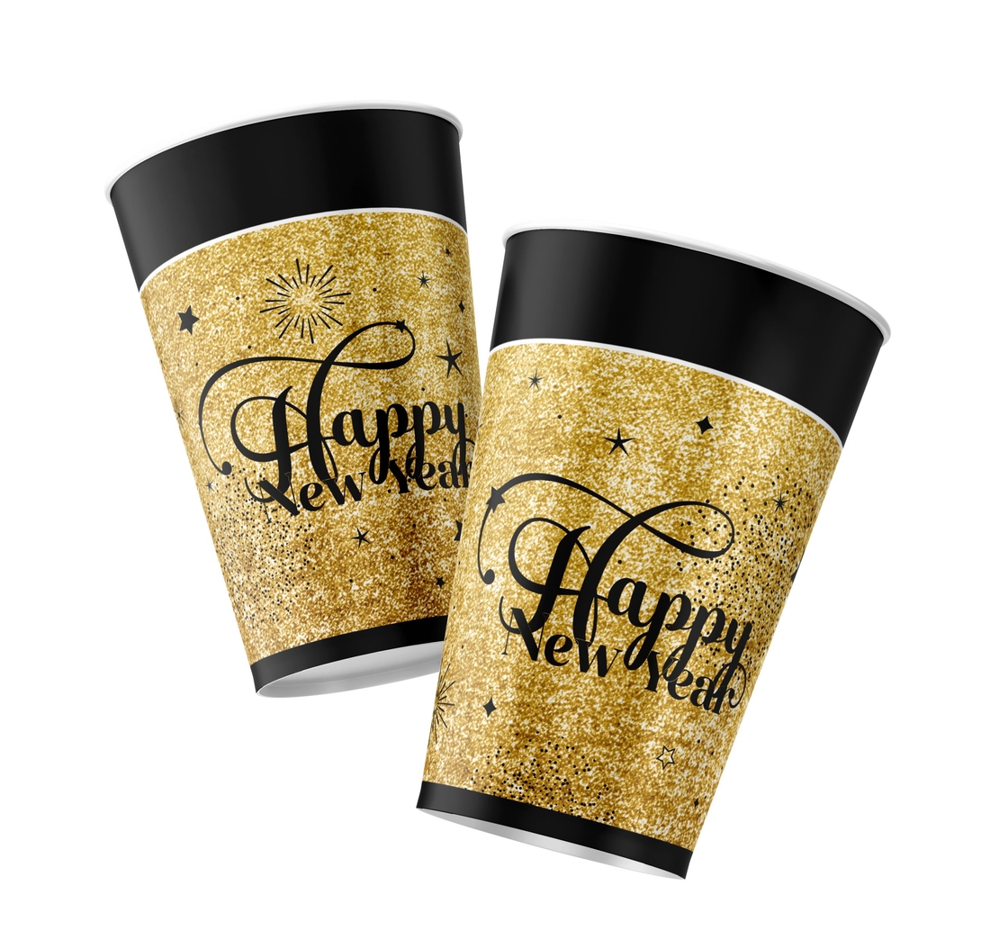כוסות HAPPY NEW YEAR יח'10