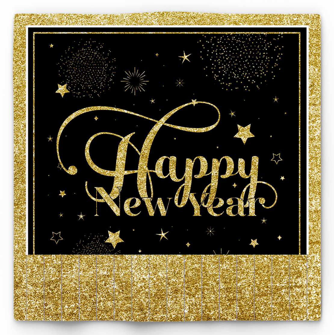 מפית HAPPY NEW YEAR 33*33 יח' 12