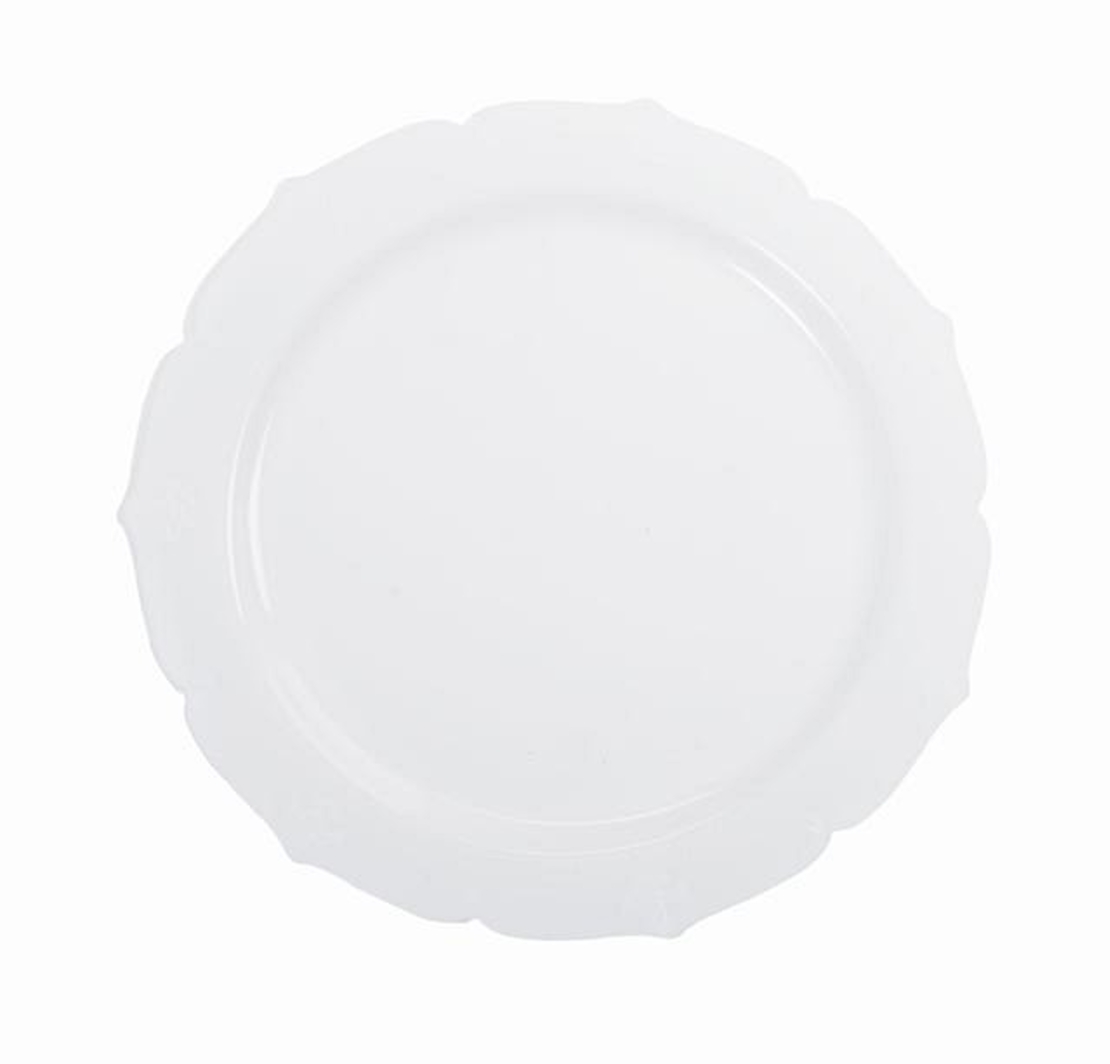 טוסקנה צלחת 7' לבן (10 יח') חגיגית