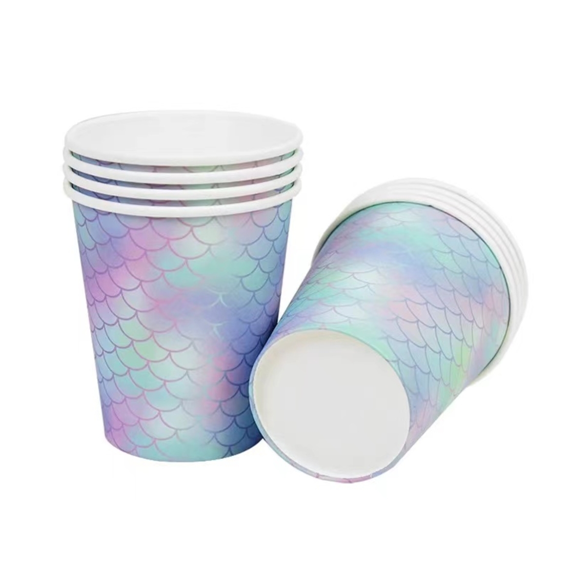בת הים - כוסות 9OZ מארז 8 יח