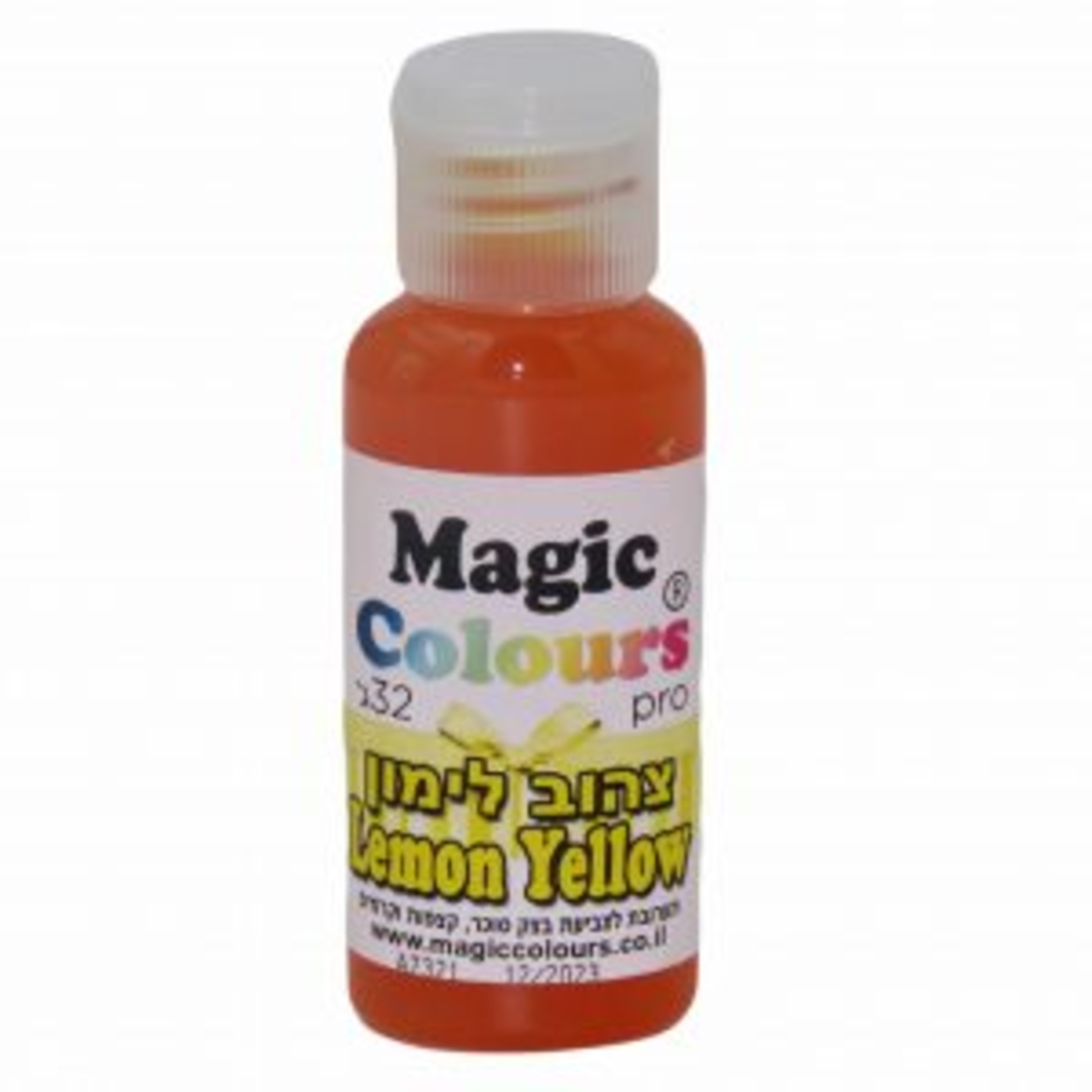 צבע ג'ל - צהוב לימון Magic Colours