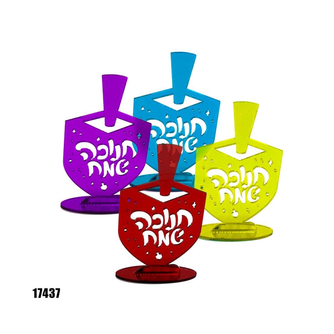 קישוטי שולחן סביבונים צבעוניים * 4 יח'