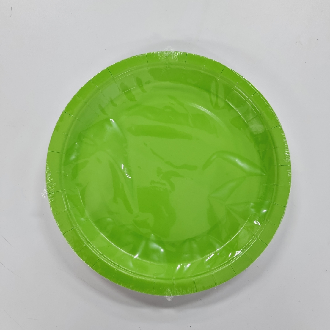 צלחת נייר 9' (10יח') ירוק