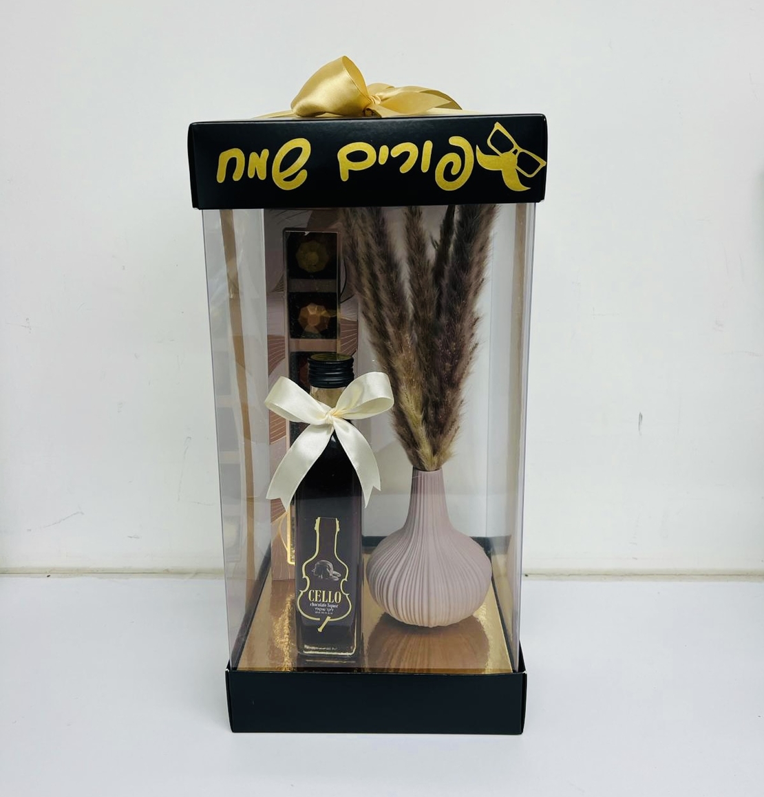 משלוח מנות מארז פורים שמח עציץ