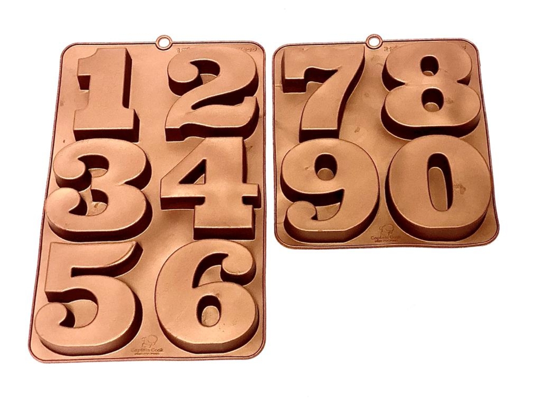 053D- תבנית סיליקון ספרות עומדות גובה 8.5סמ