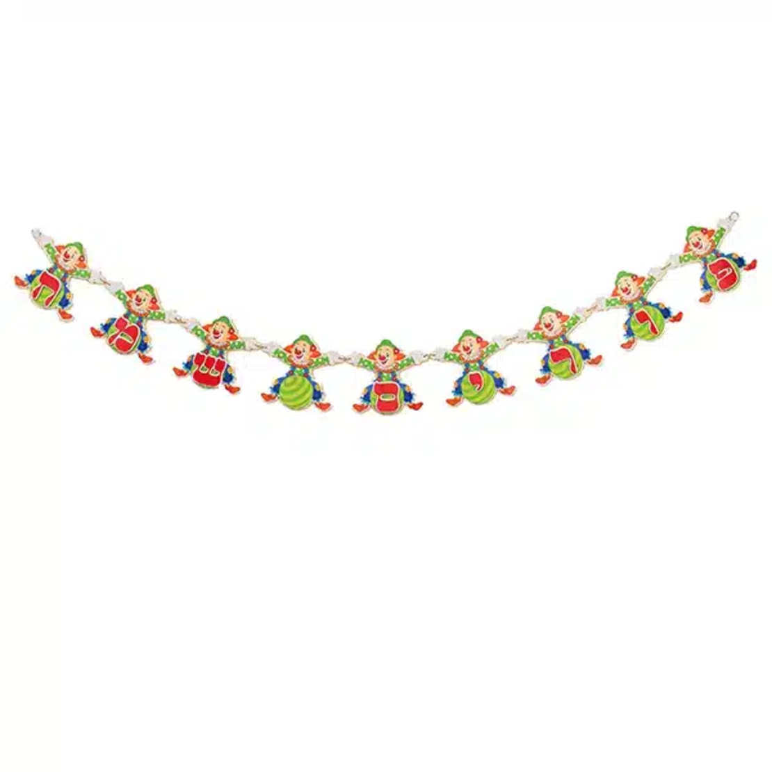 שרשרת ליצנים פוריים שמח-גליטר א.כ.2 מטר