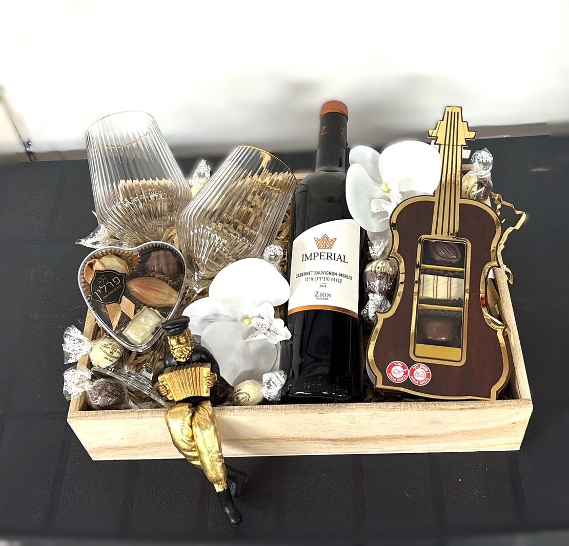 משלוח מנות מארז תיבת יין