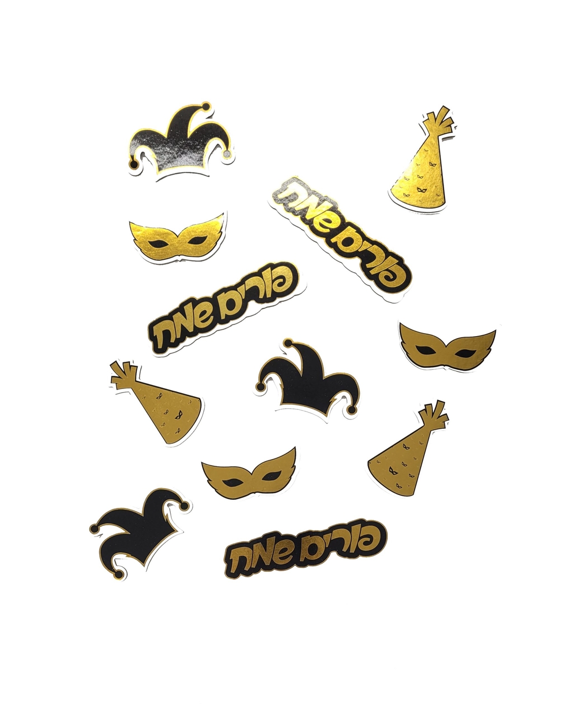 קישוטי שולחן לפורים /12 יח