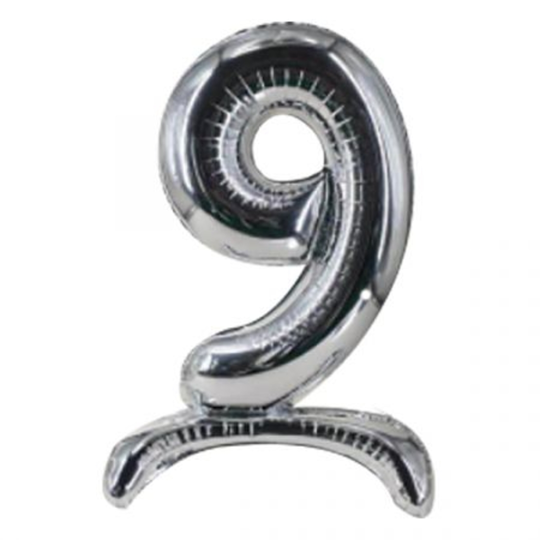 בלון מיילר 32 מרכז שולחן כסף ספרה 9
