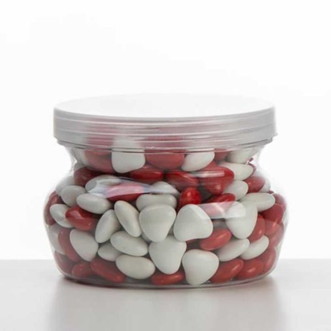 צנצנת פלסטיק לקינוחים 8.5*6 (250מל) 6 יח