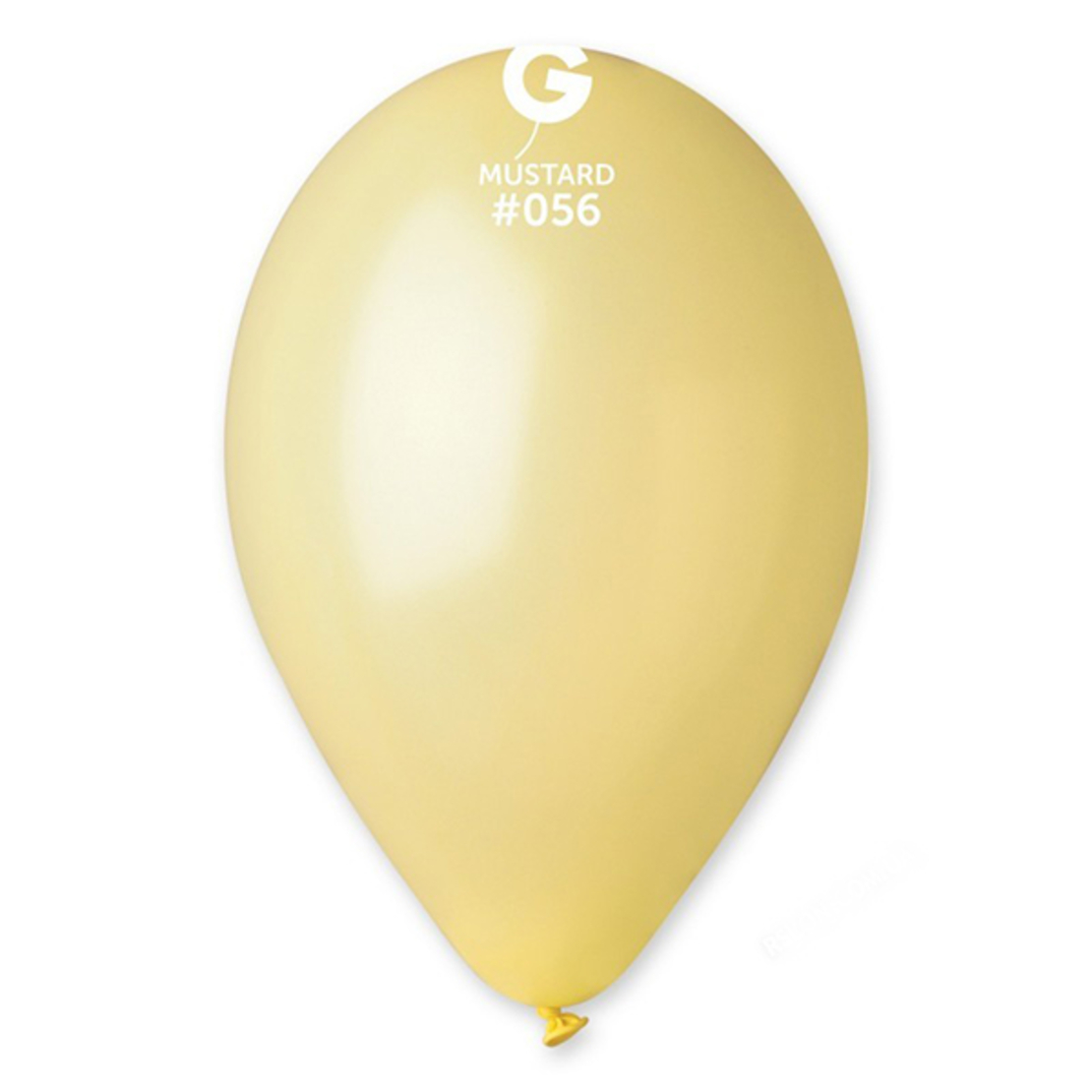 בלון G11 מטאלי 56 - צבע חרדל