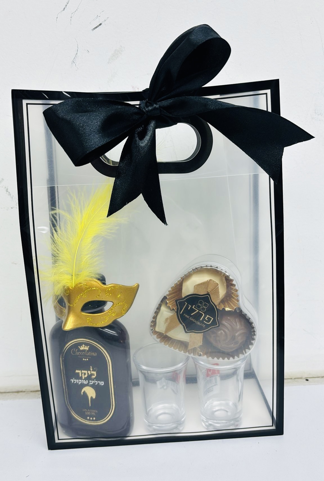 משלוח מנות מארז שקית ליקר קטן