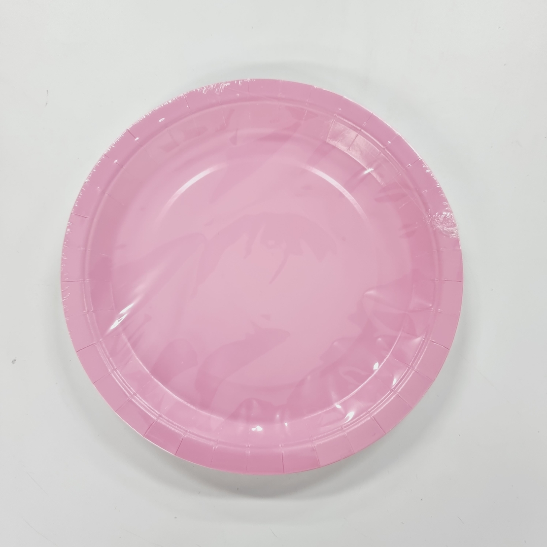 צלחת נייר 9' (10יח') ורוד