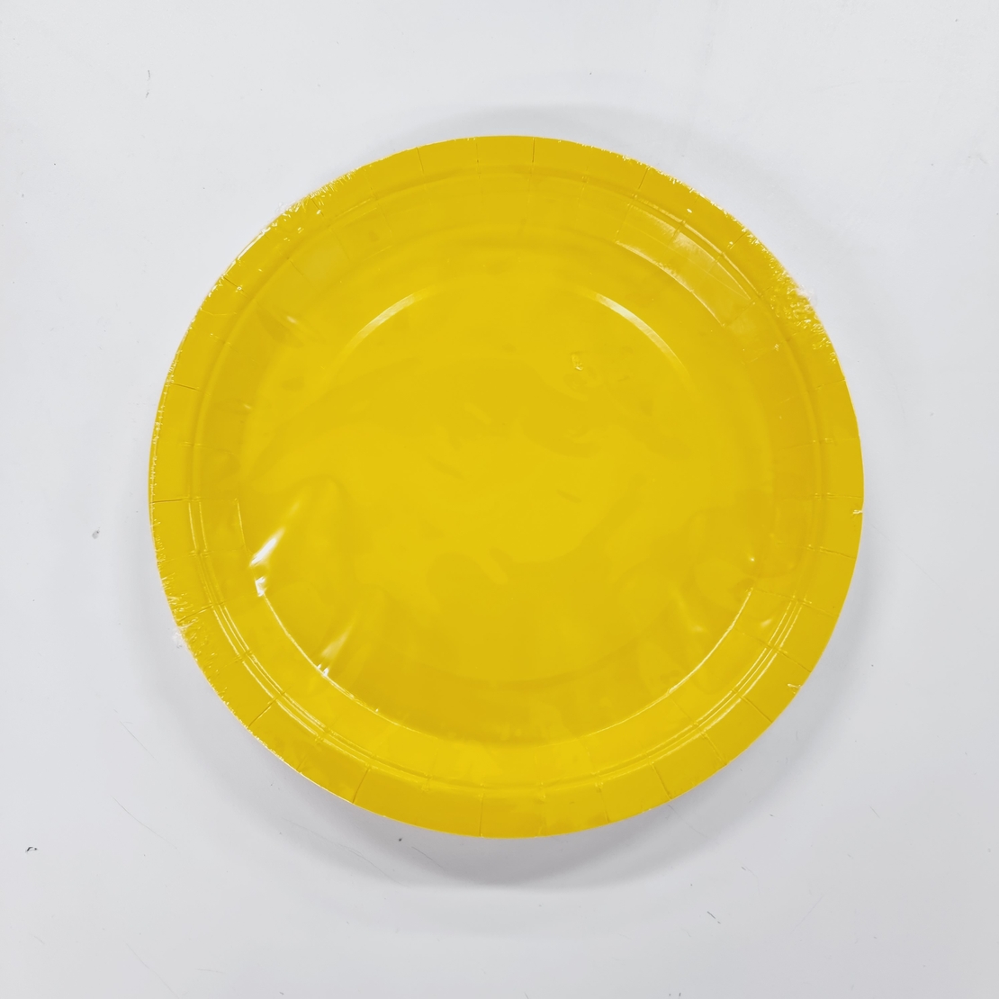 צלחת נייר 9 (10יח') צהוב