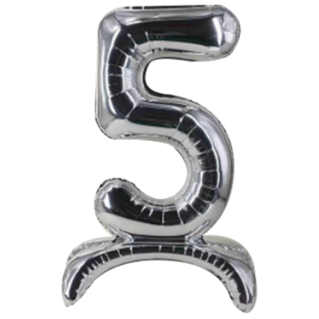 בלון מיילר 32 מרכז שולחן כסף ספרה 5