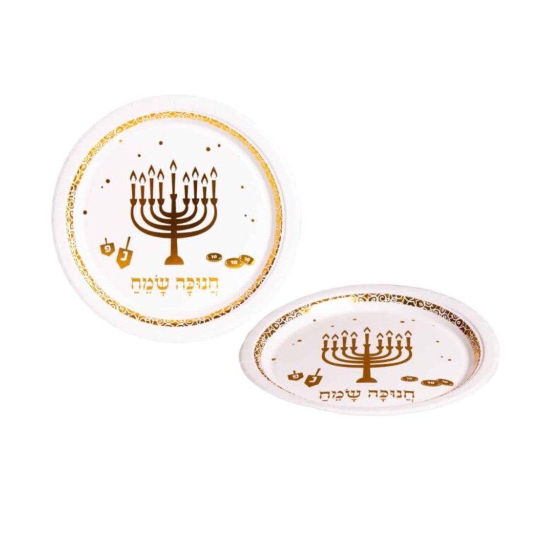 10 צלחות נייר ק.18 ס