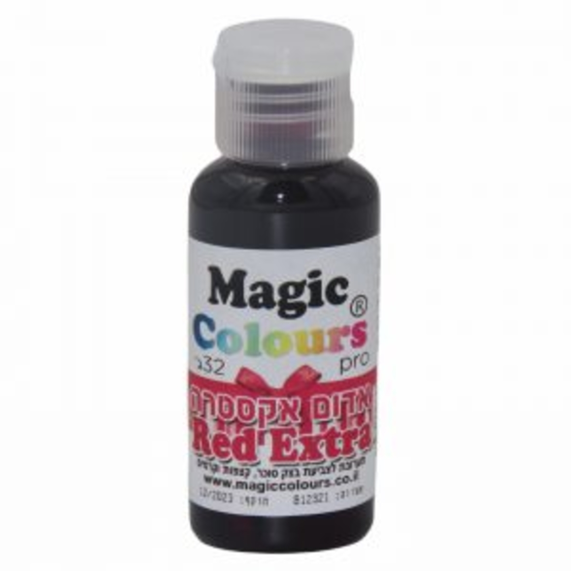 צבע ג'ל מחוזק - אדום אקסטרה Magic Colours