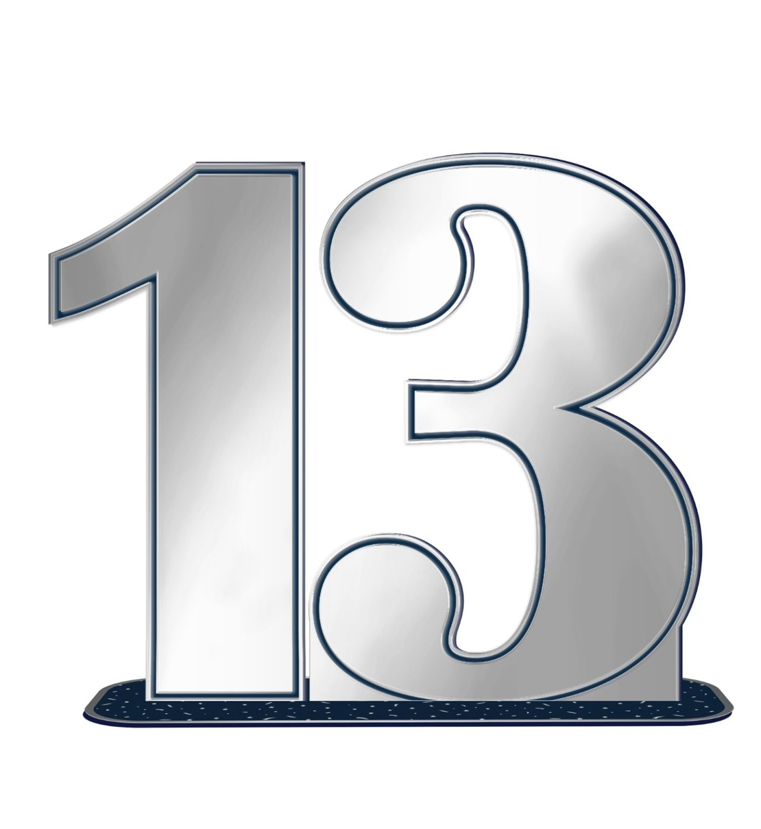 מרכז שולחן 13 לבר מצווה 30 ס