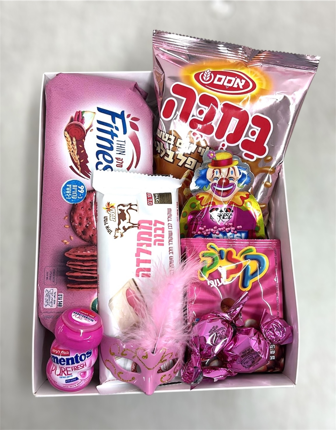 משלוח מנות מארז צבע ורוד