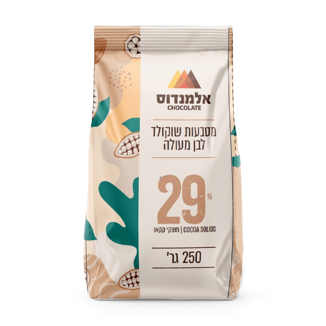 מטבעות שוקולד לבן מהדרין 250 גר'- אלמנדוס