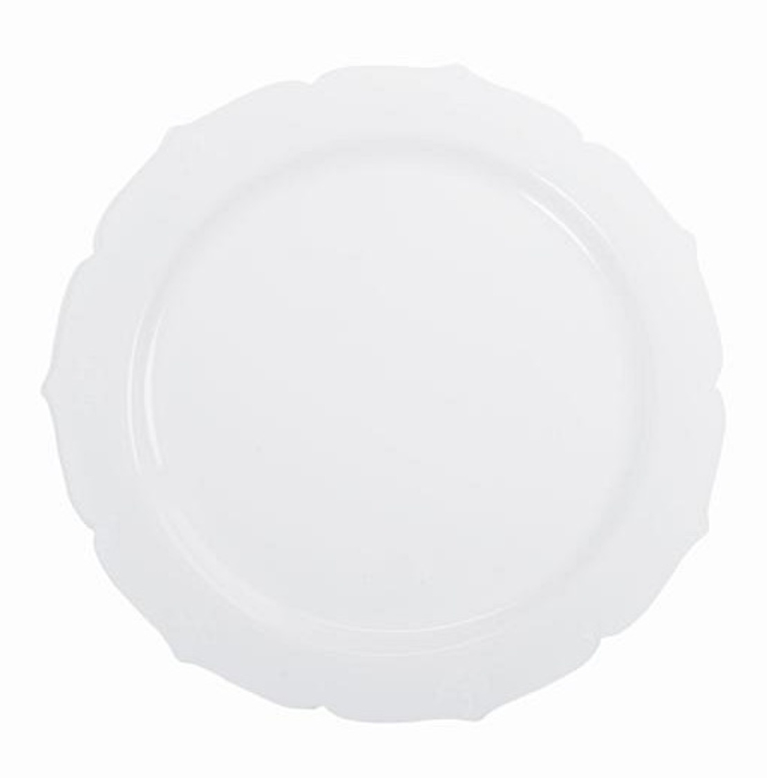 טוסקנה צלחת 10' לבן (10 יח') חגיגית