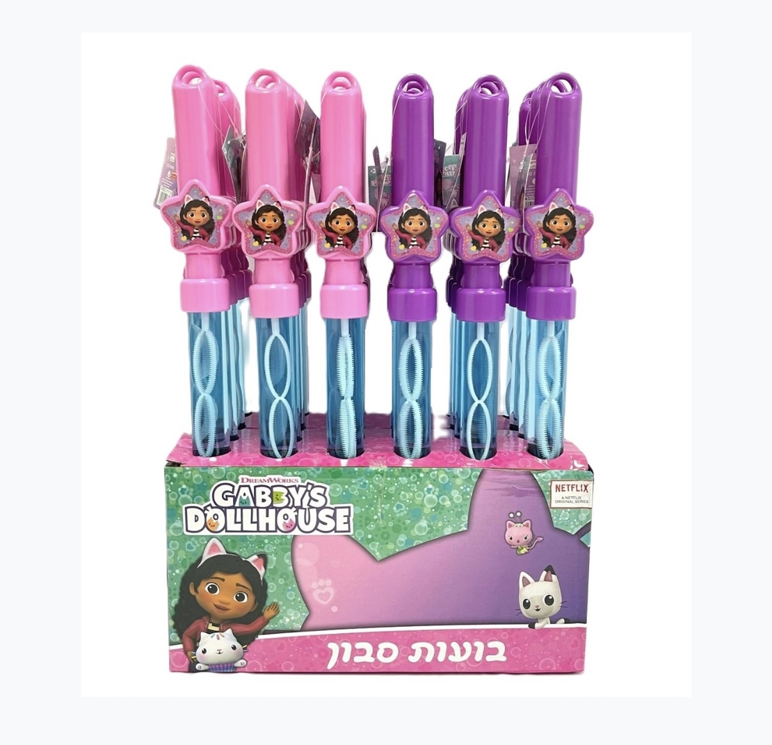 מקל בועות סבון בית הבובות של גבי