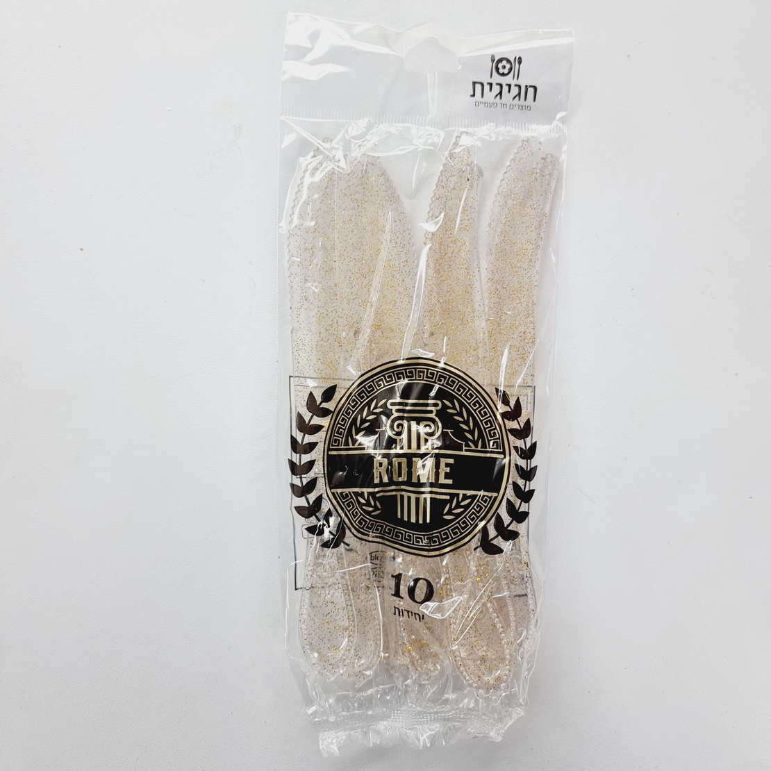 רומא סכין נצנץ זהב (10יח')