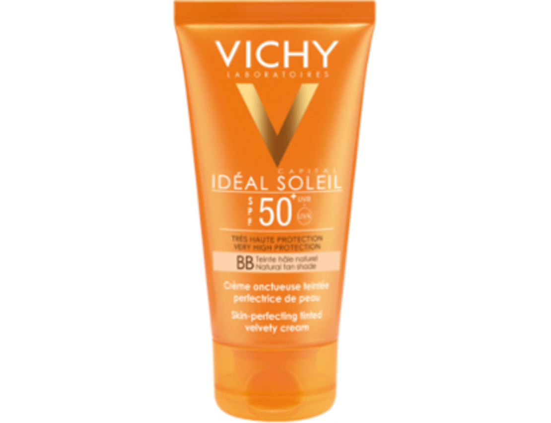 וישי - אידיאל סוליי קרם פנים עם גוון Vichy Ideal Soleil SPF50 BB Velvety Cream