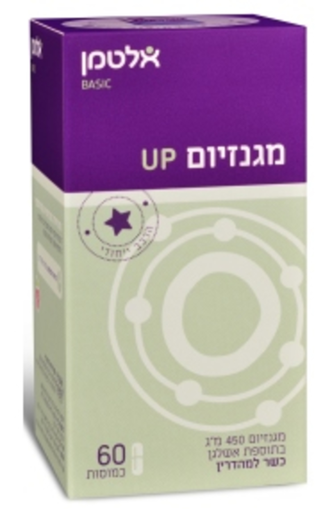 מגנזיום UP אלטמן - תוסף מגנזיום בתוספת אשלגן