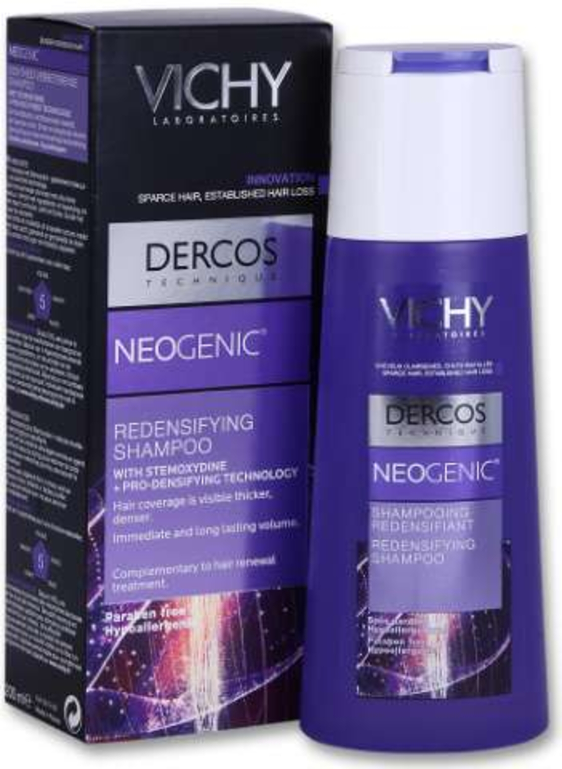 וישי דרקוס נאוג'ניק שמפו לשיער דליל Dercos Shampoo