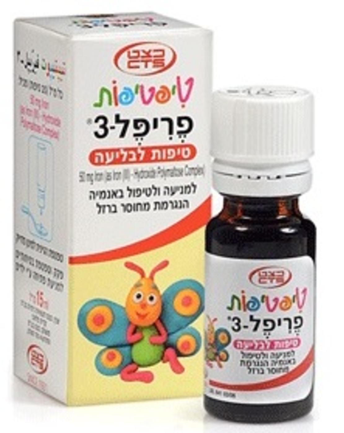 כצט - טיפטיפות פריפל-3 Tiptipot Ferripel-3