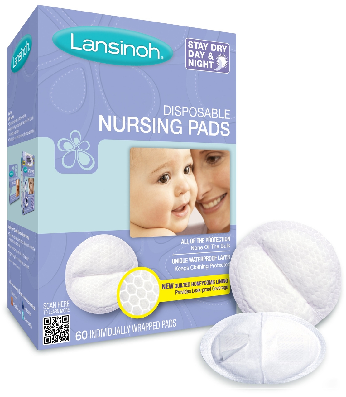 לנסינו רפידות הנקה 60 רפידות Lansinoh Pads