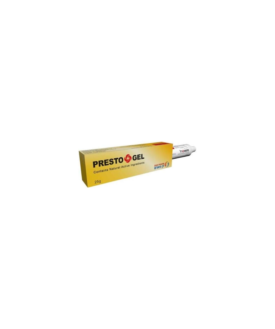פרסטו ג'ל - ג'ל טבעי להקלה בטחורים Presto Gel