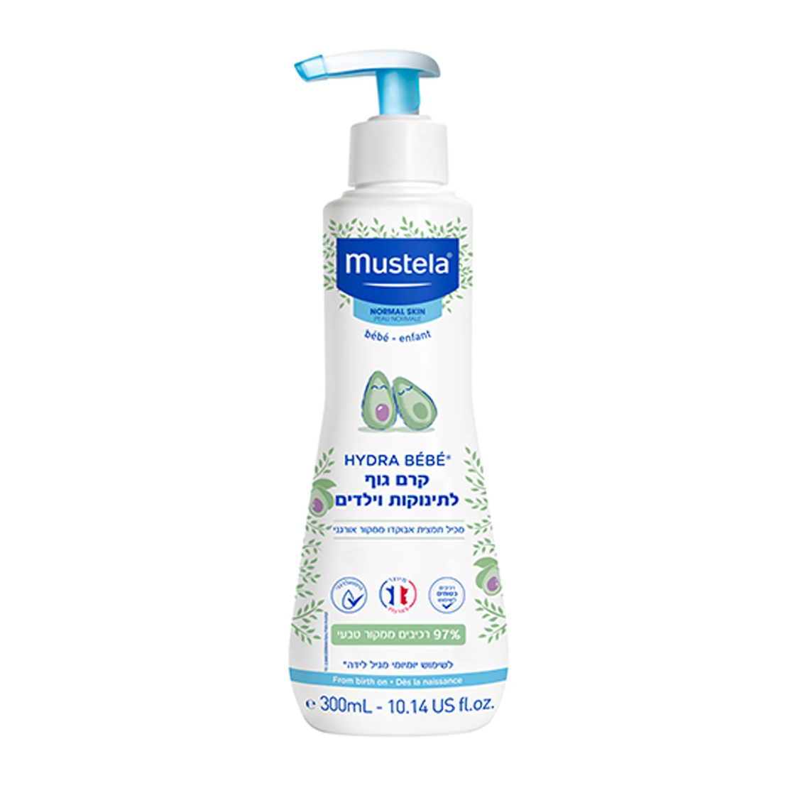 מוסטלה קרם גוף לתינוקות וילדים Mustela HYDRA BEBE