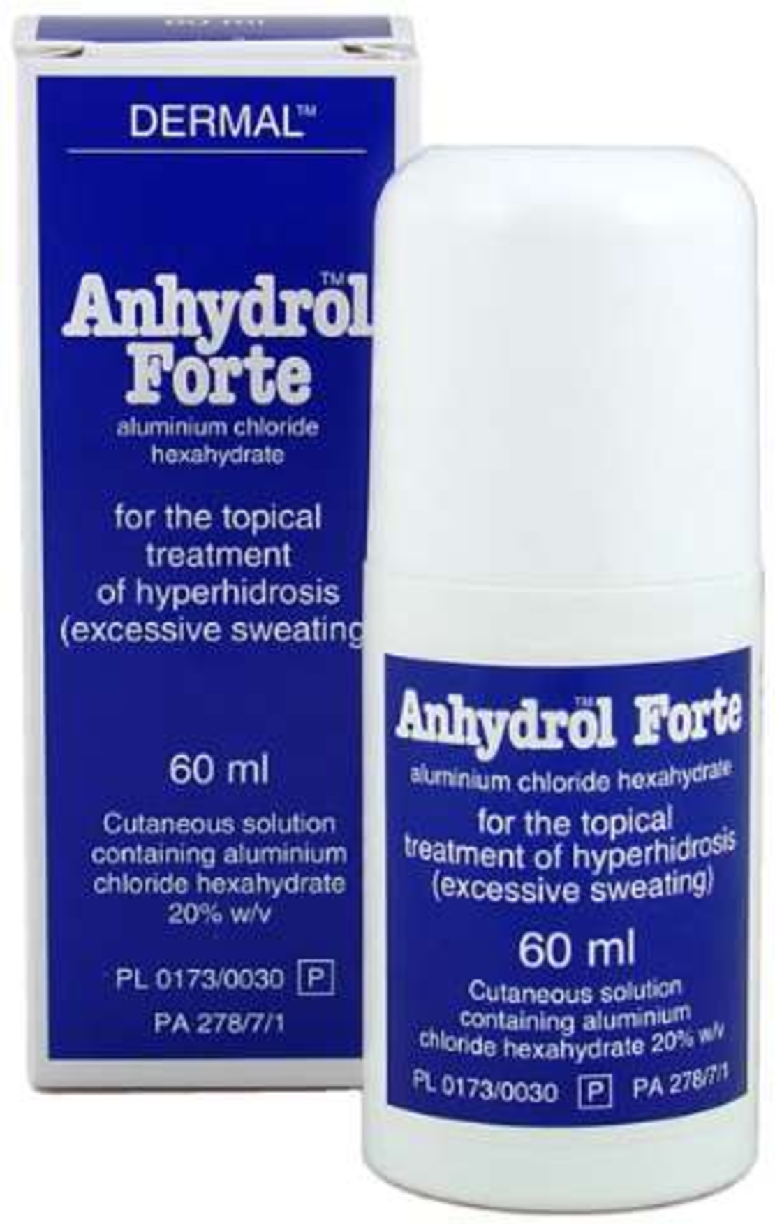 אנהידרול פורטה - תכשיר להזעת יתר Anhydrol Forte