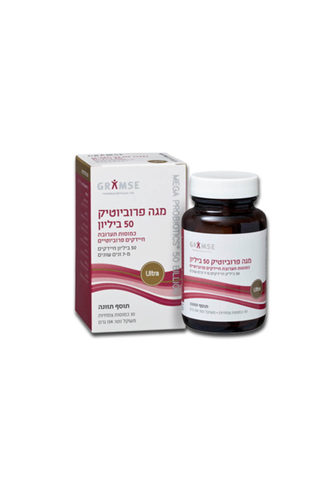 מגה פרוביוטיק 50 ביליון Mega Probiotics