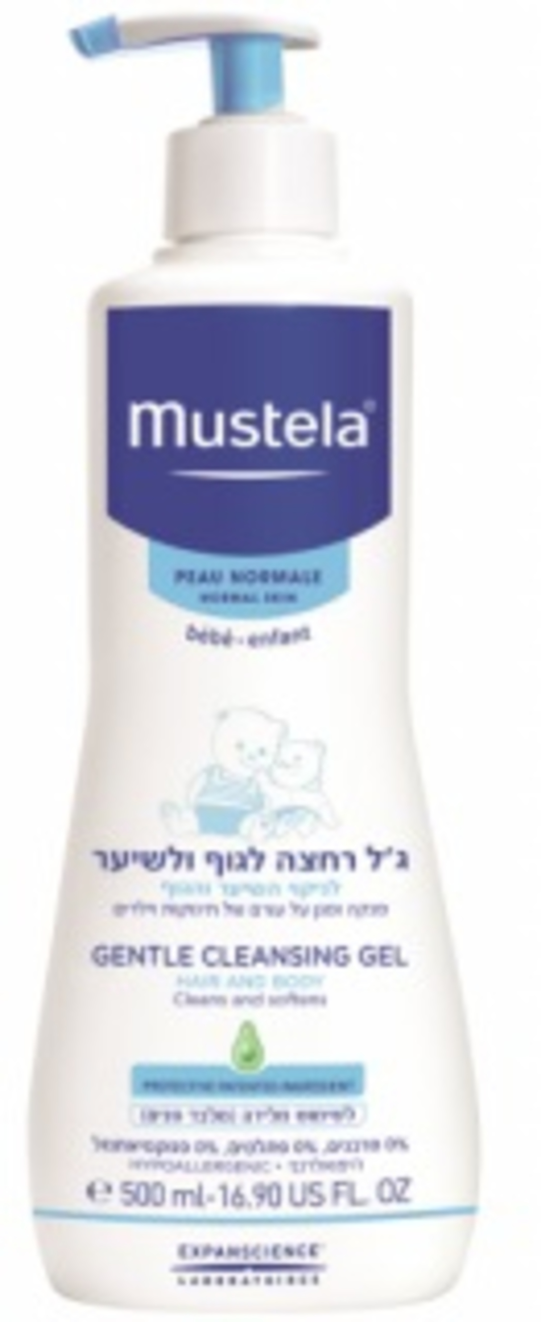 מוסטלה - ג'ל רחצה לגוף ולשיער 500 מ